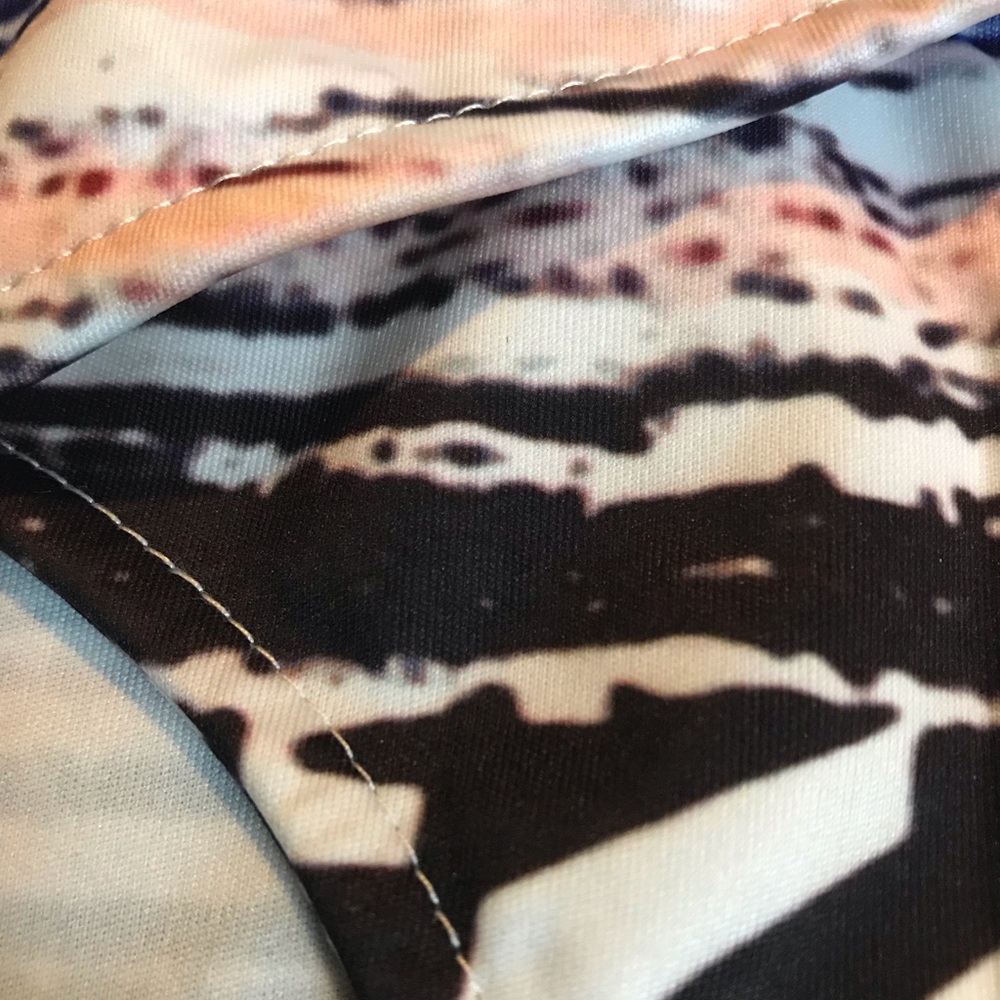 Color Stripe Bodycon Dress - Picture 5 of 6